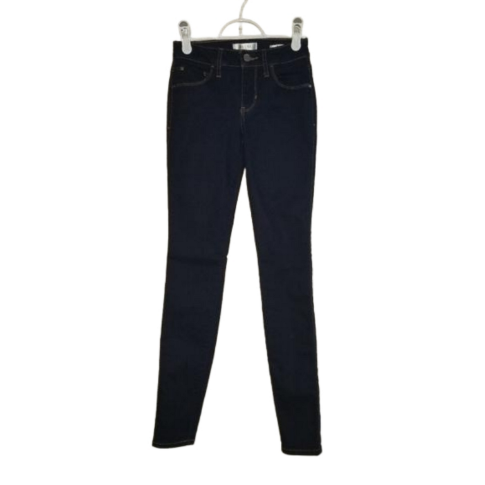 Guess Vintage Sexy Curve Dark Wash Blue Jeans Label Reads Size 23